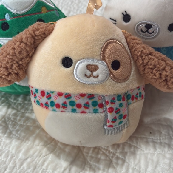 Squishmallow Ornaments - Christmas Tree, Dog, and Seal - Picture 4 of 4